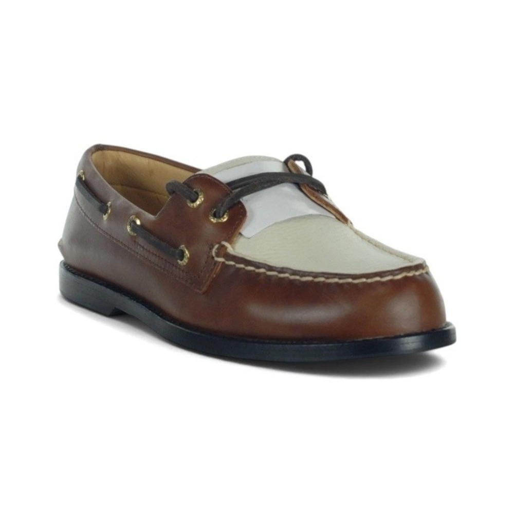 Sperry Men's Gold Cup Prescott Tan Boat Shoes 14086953 Two Tone Tan Bronze Sz 11